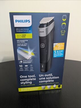 Philips Series 5000 All-in-One Trimmer - Black & Silver